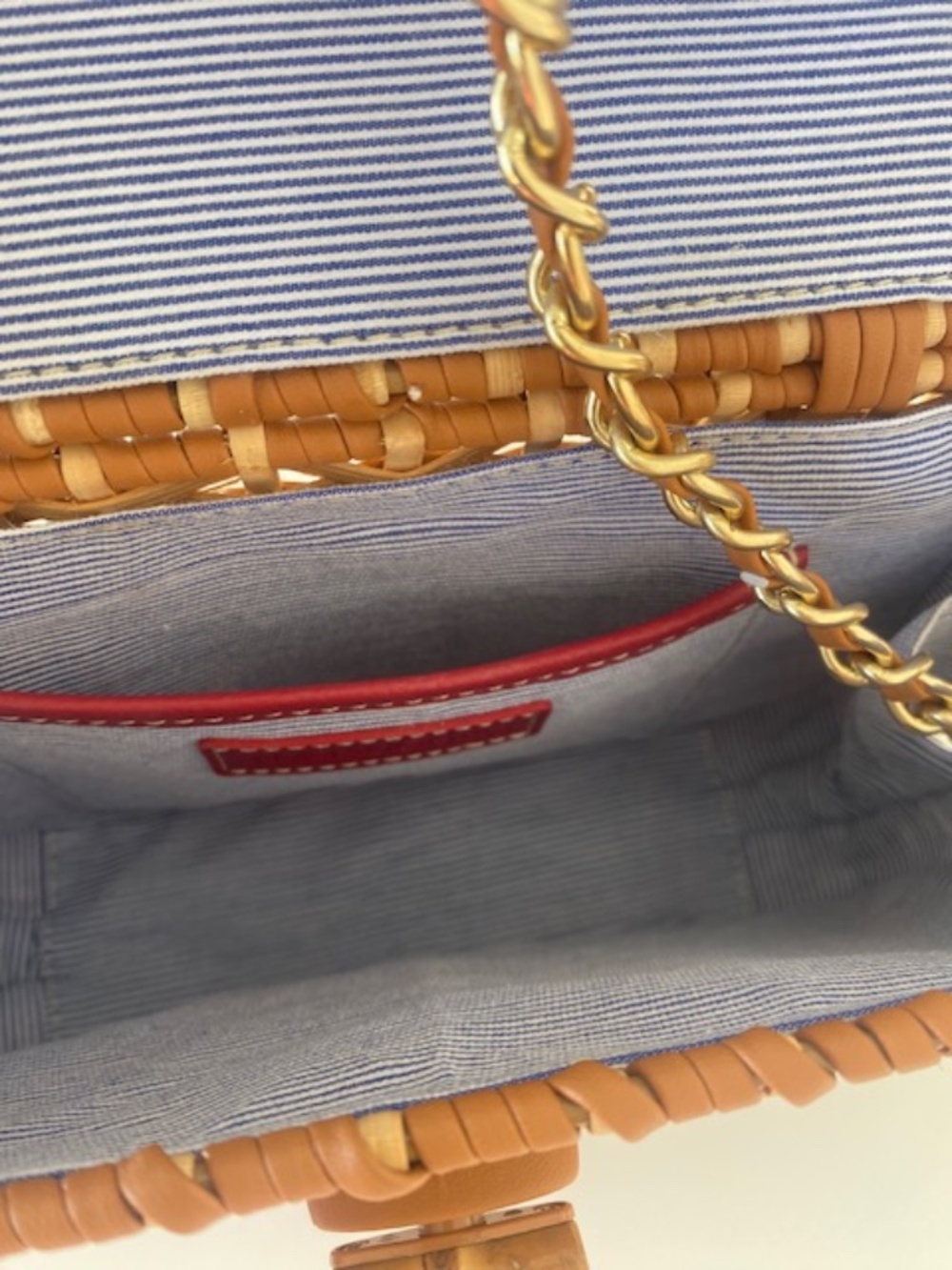 J McLaughlin Woven Handbag - Picture 9 of 12